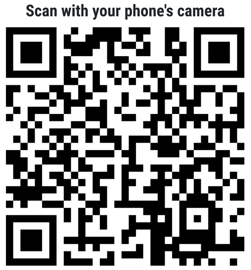 scan the qr code with your phone to access the payment page